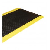 Crown Industrial Deck Plate Ultra Mat 2’ x 75’, Black & Yellow